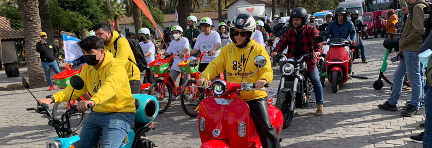 DTPM participó de caravana con más de 500 vehículos eléctricos