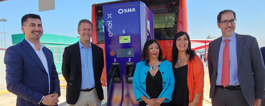 MTT inaugura el primer electroterminal de La Pintana y da el vamos a la operación de buses eléctricos a dicha comuna