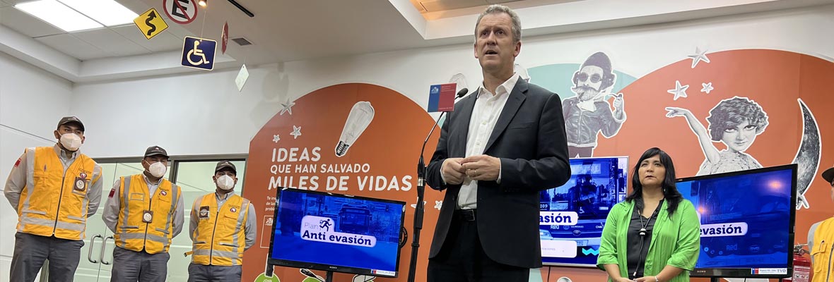 MTT presenta Plan Anti Evasión en el sistema RED