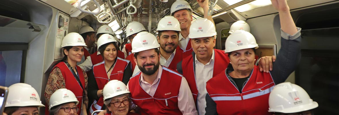 MTT y Metro dan el vamos al primer viaje de prueba de la extensión de L2 a San Bernardo