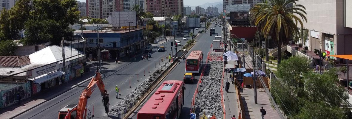 Avanzan obras de mejoramiento de eje Gran Avenida para el transporte público