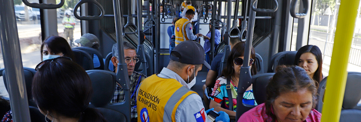 Transportes retoma controles vespertinos de evasión