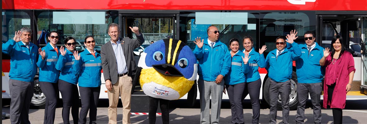 De Pajaritos al Estadio Nacional: bus de 2 pisos debuta con recorrido para Santiago 2023