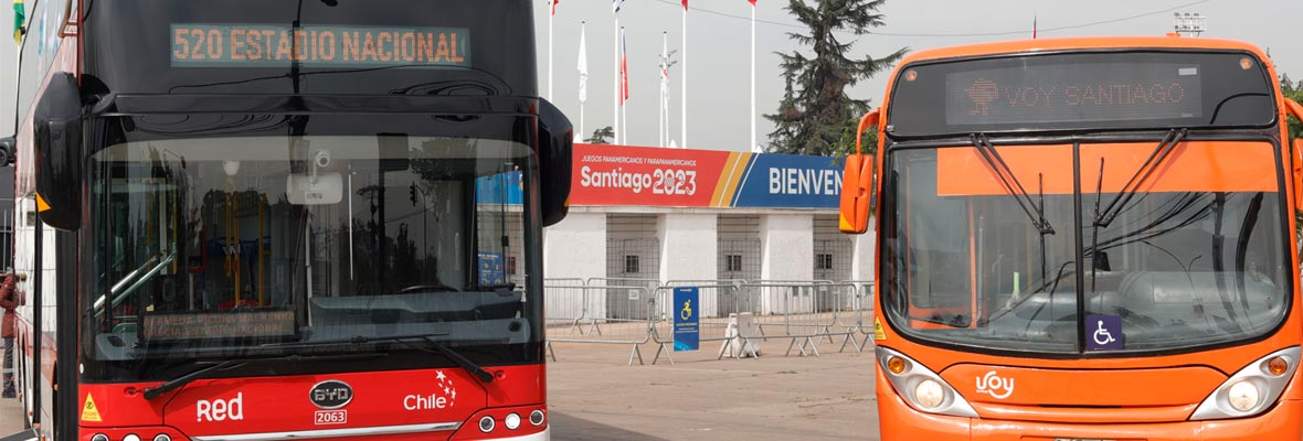 MTT presenta buses adaptados del sistema para trasladar a deportistas Parapanamericanos