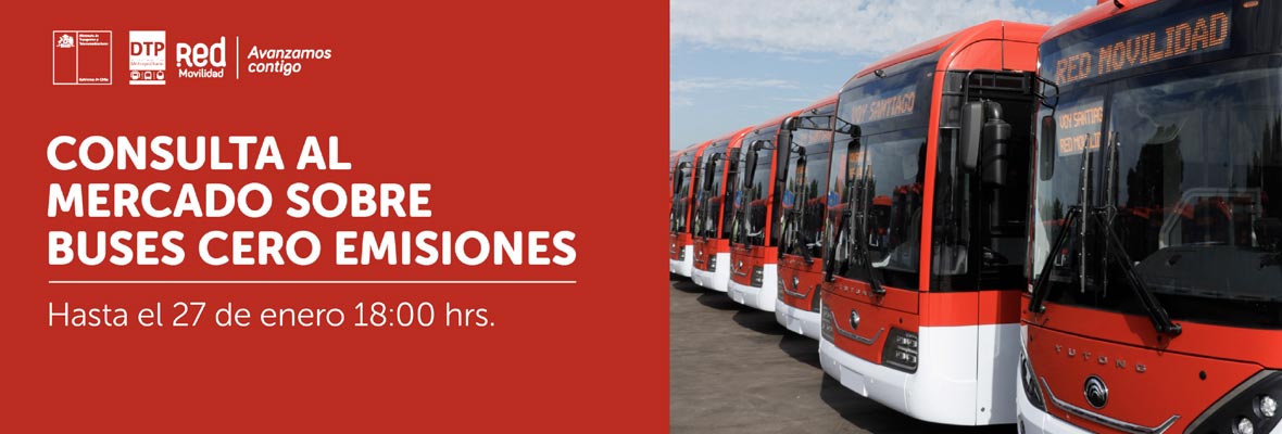 Consulta al mercado sobre buses cero emisiones