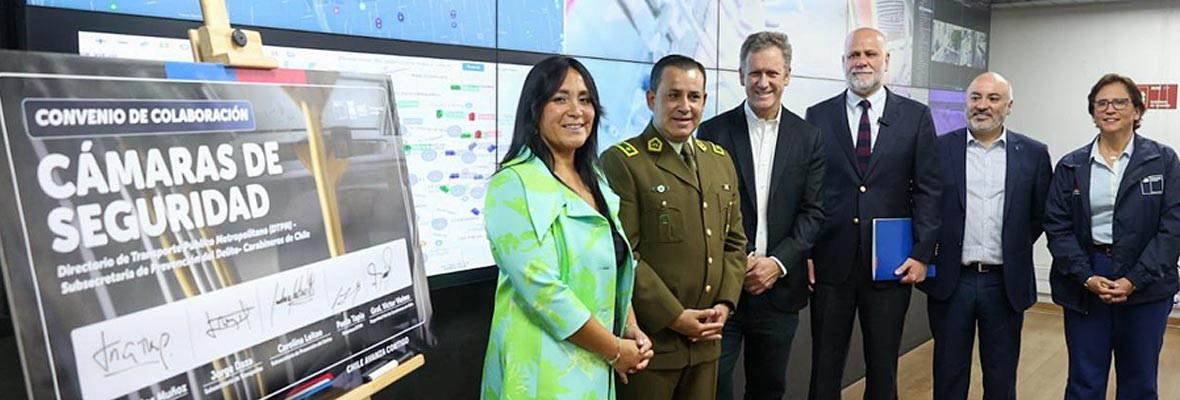 Gobierno anunció enlace de cámaras de buses RED al Sistema Integrado de Teleprotección con Inteligencia Artificial (SITIA) para prevenir delitos y mejorar persecución penal