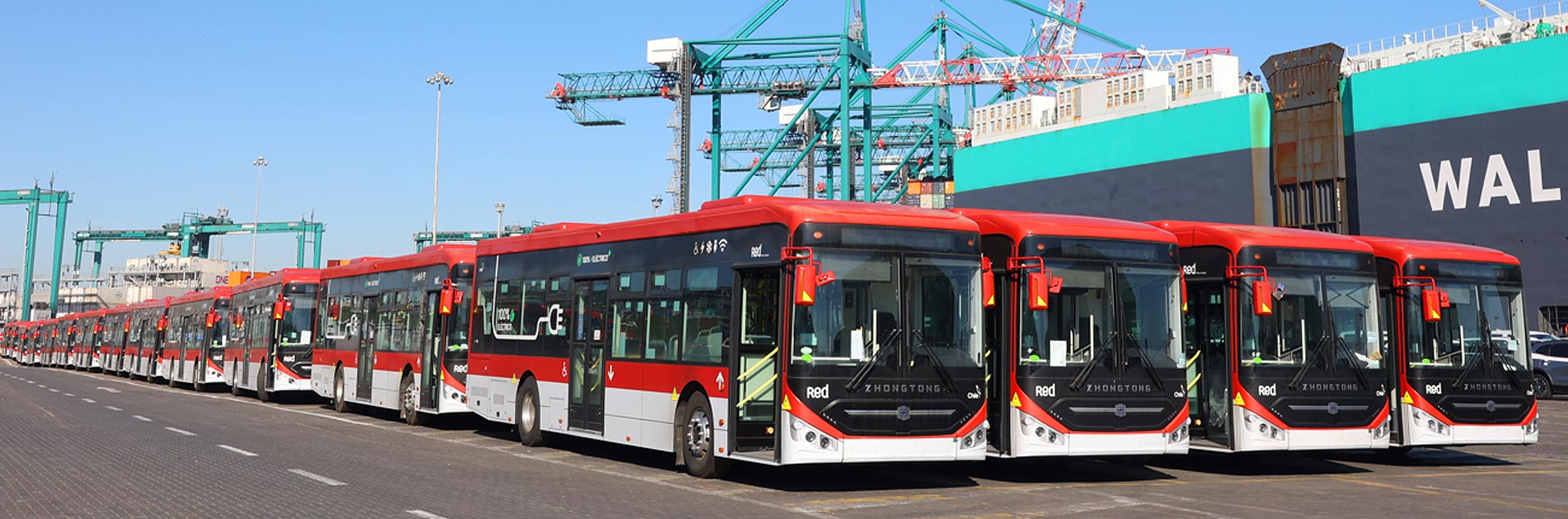 Red Movilidad suma 300 nuevos buses eléctricos para Santiago