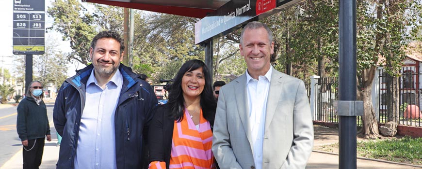 MTT inaugura parada piloto con botón de pánico conectado a seguridad municipal