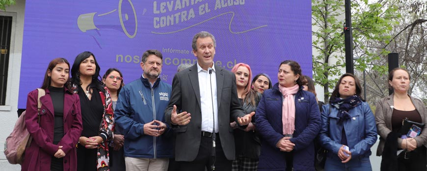 MTT, DTPM y Gore lanzan campaña contra el acoso en el transporte público