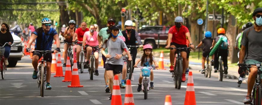 Dorsal funciona como Calle Abierta todos los días domingo