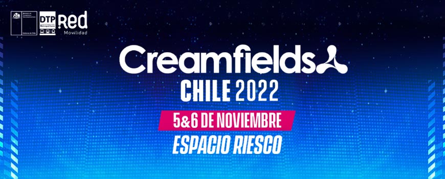 DTPM dispone refuerzo de buses para Festival CreamFields en Espacio Riesco