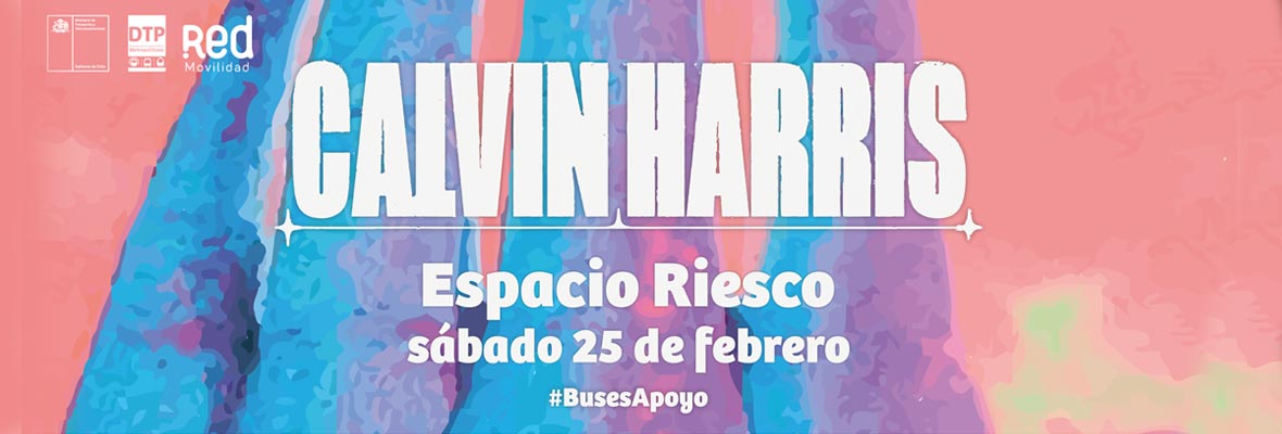 Red Movilidad reforzará oferta de buses por concierto de Calvin Harris