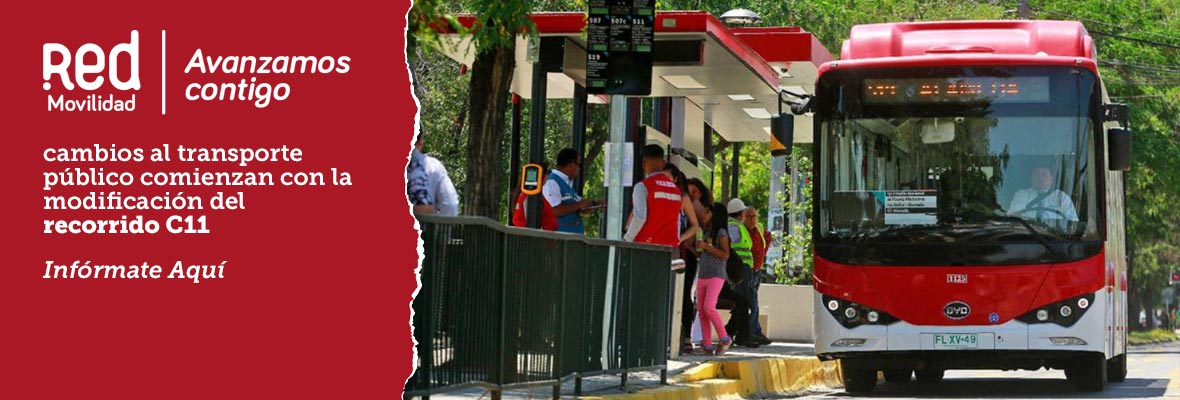 Avanzamos contigo: cambios al transporte público comienzan con la modificación del recorrido C11 