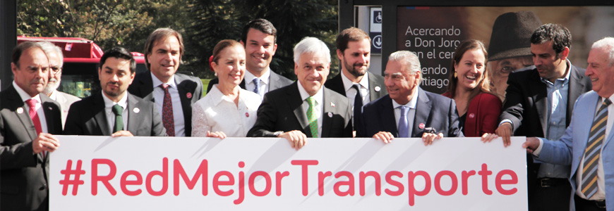 Presidente Piñera presentó “Red” la identidad que definirá el nuevo transporte público de las principales ciudades del país