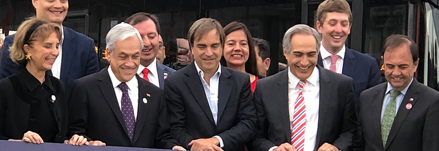 Presidente Piñera anuncia que el 80% de los buses serán nuevos y con estándar Red en 2022