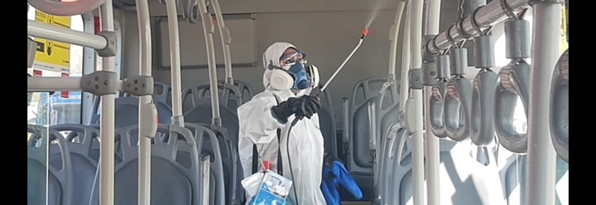Más de 170 mil sanitizaciones a buses del Transporte Público Metropolitano se han realizado desde el inicio de la pandemia 